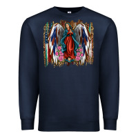 Navy Lady of Guadalupe 4th of july Premium Sweatshirt - Jasminsmagicworld