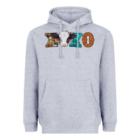 Heather Grey xoxo valentines day baby cow Heavyweight Hoodie - Jasminsmagicworld