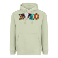 Matcha xoxo valentines day baby cow Heavyweight Hoodie - Jasminsmagicworld