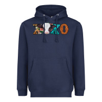 Navy xoxo valentines day baby cow Heavyweight Hoodie - Jasminsmagicworld