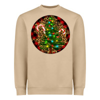 Mushroom Christmas Tree Heavyweight Sweatshirt - RanaPortraitStore