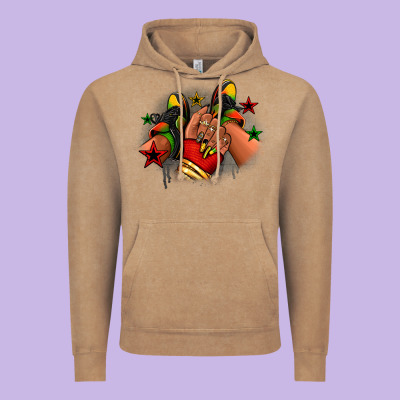 Vintage Hoodie Juneteenth black girl sneakers