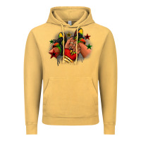 Vintage Mustard Juneteenth black girl sneakers Vintage Hoodie - RanaPortraitStore