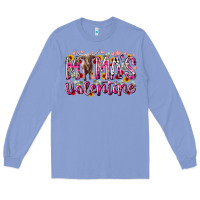 Colony Blue mama is valentine Long Sleeve Tee - RacoonDesign