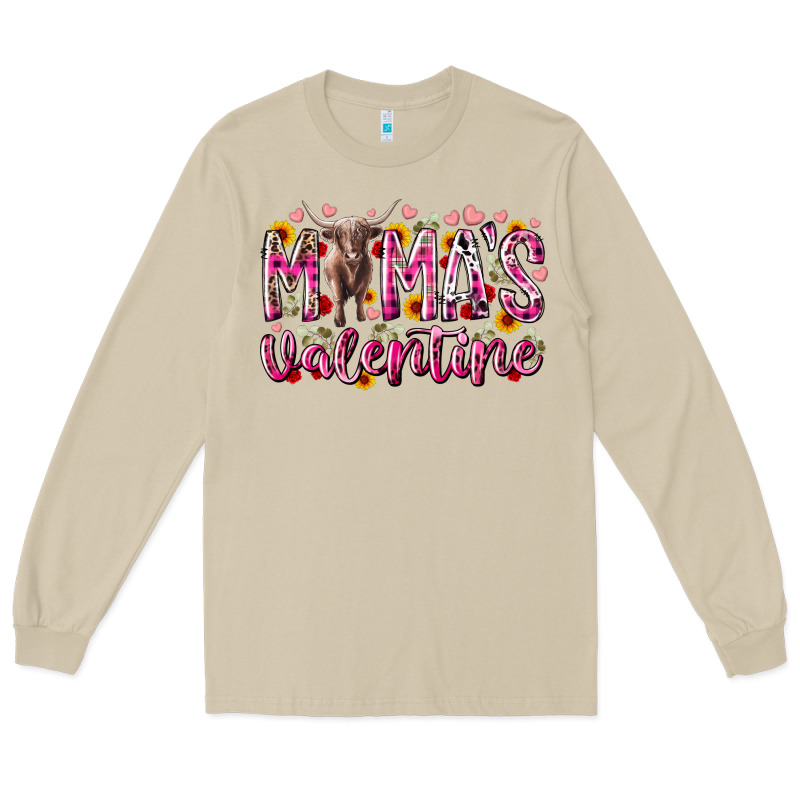 Mama Is Valentine Long Sleeve Tee by RacoonDesign | Teevron