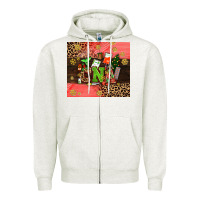 Oatmeal Heather cna christmas Zipper Hoodie - AdoDesignShop