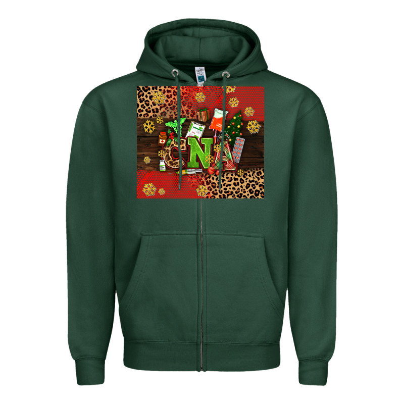 Cna Christmas Zipper Hoodie by AdoDesignShop | Teevron