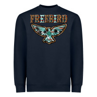 Navy thunderbird freebird Heavyweight Sweatshirt - texasbilliewilder