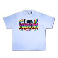 Grape Ice i am enough Urban Heavy Tee - Zillion Design Studio