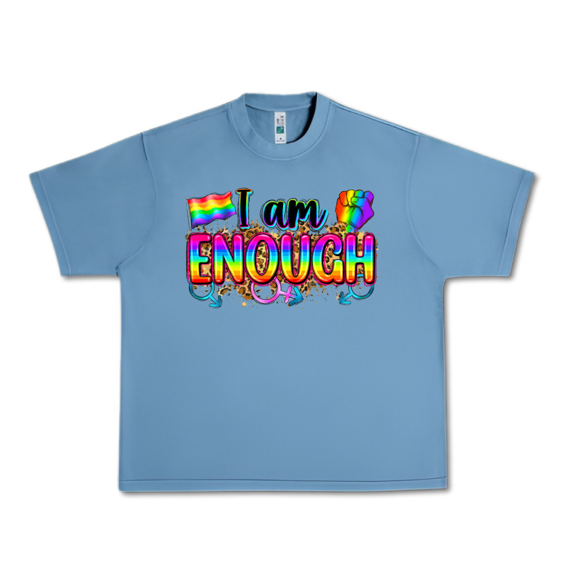 I Am Enough Urban Heavy Tee by Zillion Design Studio | Teevron