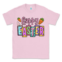 Bubblegum Pink Easter Day Happy Easter Classic Tee - OliviaCreatesArt