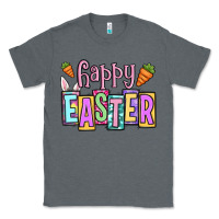 Charcoal Heather Easter Day Happy Easter Classic Tee - OliviaCreatesArt
