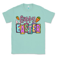 Seafoam Easter Day Happy Easter Classic Tee - OliviaCreatesArt