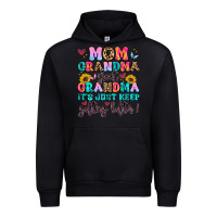 Black mom grandma great grandma it's just keeps getting Urban Hoodie - Artiststas