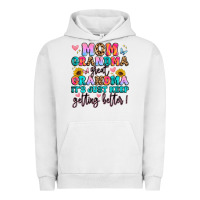 Pigment Lunar Rock mom grandma great grandma it's just keeps getting Urban Hoodie - Artiststas