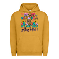 Pigment Peanut Butter mom grandma great grandma it's just keeps getting Urban Hoodie - Artiststas