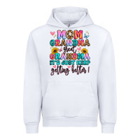 White mom grandma great grandma it's just keeps getting Urban Hoodie - Artiststas
