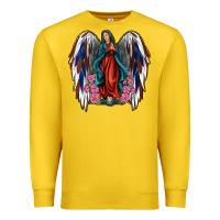 Lemon Angel Wing Lady of Guadalupe 4th of July Premium Sweatshirt - Jasminsmagicworld