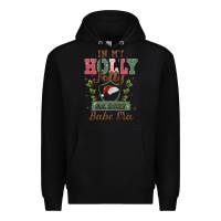 Black in my holly jolly babe era Premium Hoodie - MaliasSmallBusiness