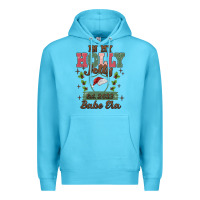 Ocean Blue in my holly jolly babe era Premium Hoodie - MaliasSmallBusiness
