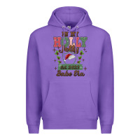 Purple in my holly jolly babe era Premium Hoodie - MaliasSmallBusiness