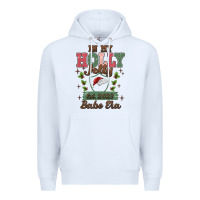 White in my holly jolly babe era Premium Hoodie - MaliasSmallBusiness