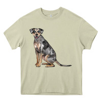 Mossy catahoula leopard dog Heavy Core Tee - LillyAllenDesigns