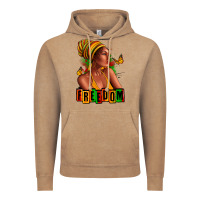 Vintage Coffee Juneteenth freedom afro woman Vintage Hoodie - RanaPortraitStore