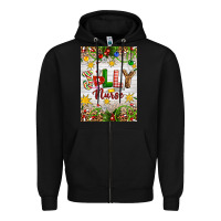 Black Christmas Jolly Nurse Zipper Hoodie - Artiststas
