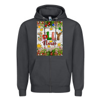 Smoke Christmas Jolly Nurse Zipper Hoodie - Artiststas