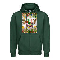 Sports Green Christmas Jolly Nurse Zipper Hoodie - Artiststas