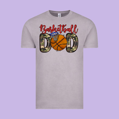 Basketball Dad Vintage Tee Designed By Zillion Design Studio