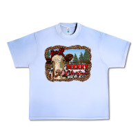 Grape Ice merry christmas heifer cow with farm Urban Heavy Tee - RanaPortraitStore