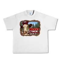 Lunar Rock merry christmas heifer cow with farm Urban Heavy Tee - RanaPortraitStore