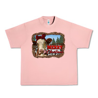Salmon merry christmas heifer cow with farm Urban Heavy Tee - RanaPortraitStore
