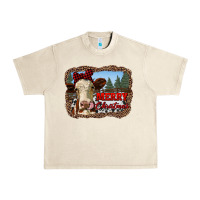 Sandshell merry christmas heifer cow with farm Urban Heavy Tee - RanaPortraitStore