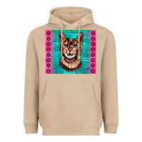 Mushroom Western Bengal Cat Heavyweight Hoodie - LillyAllenDesigns