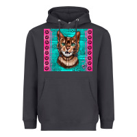 Smoke Western Bengal Cat Heavyweight Hoodie - LillyAllenDesigns