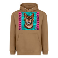 Toasted Coconut Western Bengal Cat Heavyweight Hoodie - LillyAllenDesigns