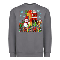 Storm 1st christmas santa and snowman Heavyweight Sweatshirt - Zillion Design Studio