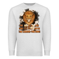 Oatmeal Heather Dad The Man Cowhide Background Premium Sweatshirt - Jasminsmagicworld