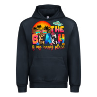 Navy the beach is my happy place Urban Hoodie - Artiststas