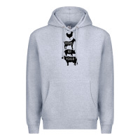 Heather Grey Friend Not Food Premium Hoodie - Bettercallsaul