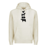Oatmeal Heather Friend Not Food Premium Hoodie - Bettercallsaul