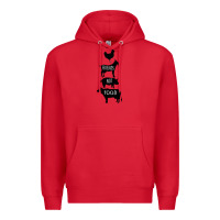 Red Friend Not Food Premium Hoodie - Bettercallsaul