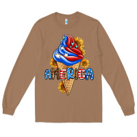 Toasted Coconut ice cream america Long Sleeve Tee - AdoDesignShop