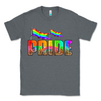Charcoal Heather pride Classic Tee - HRA Design Shop