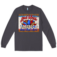 Smoke god bless america land that i love Long Sleeve Tee - HRA Design Shop