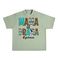 Mama Of Drama Girl Mom Urban Heavy Tee | Teevron