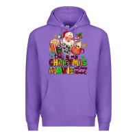 Purple this is my christmas movie watching blanket Premium Hoodie - MaliasSmallBusiness